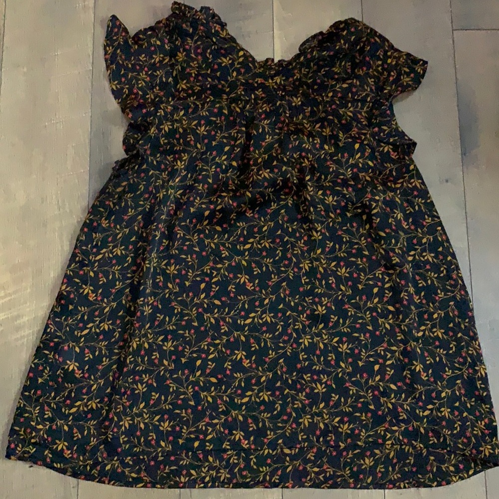 Black patterned Old Navy Blouse